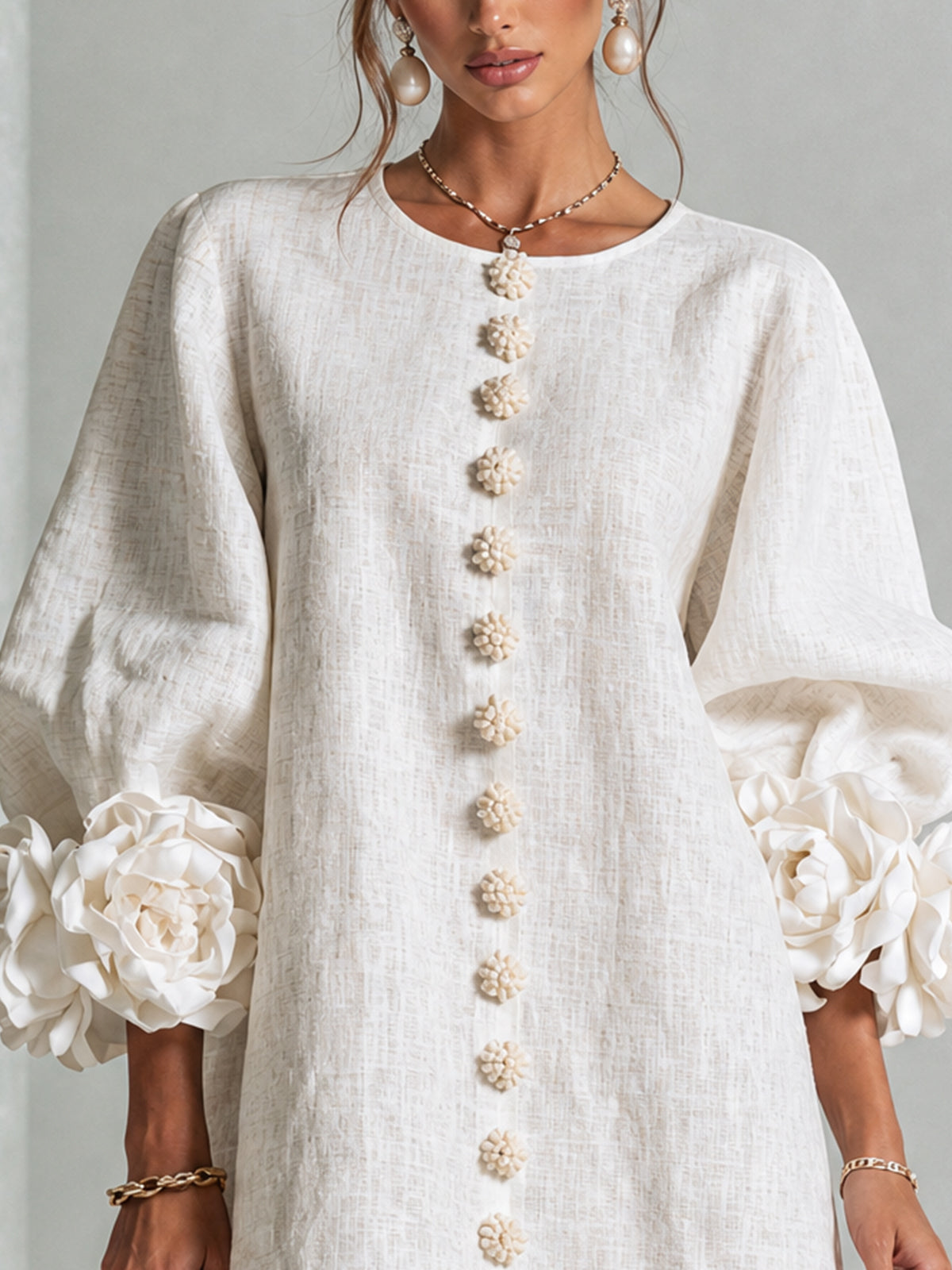 Perla | Vestido Mini con Puños