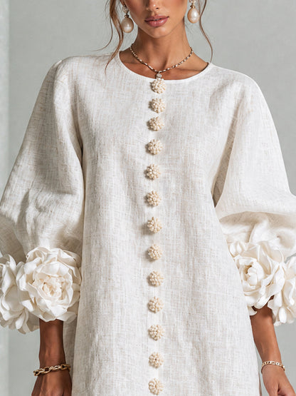 Perla | Vestido Mini con Puños