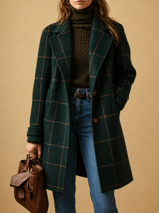 Eleanor | Classic Checked Coat