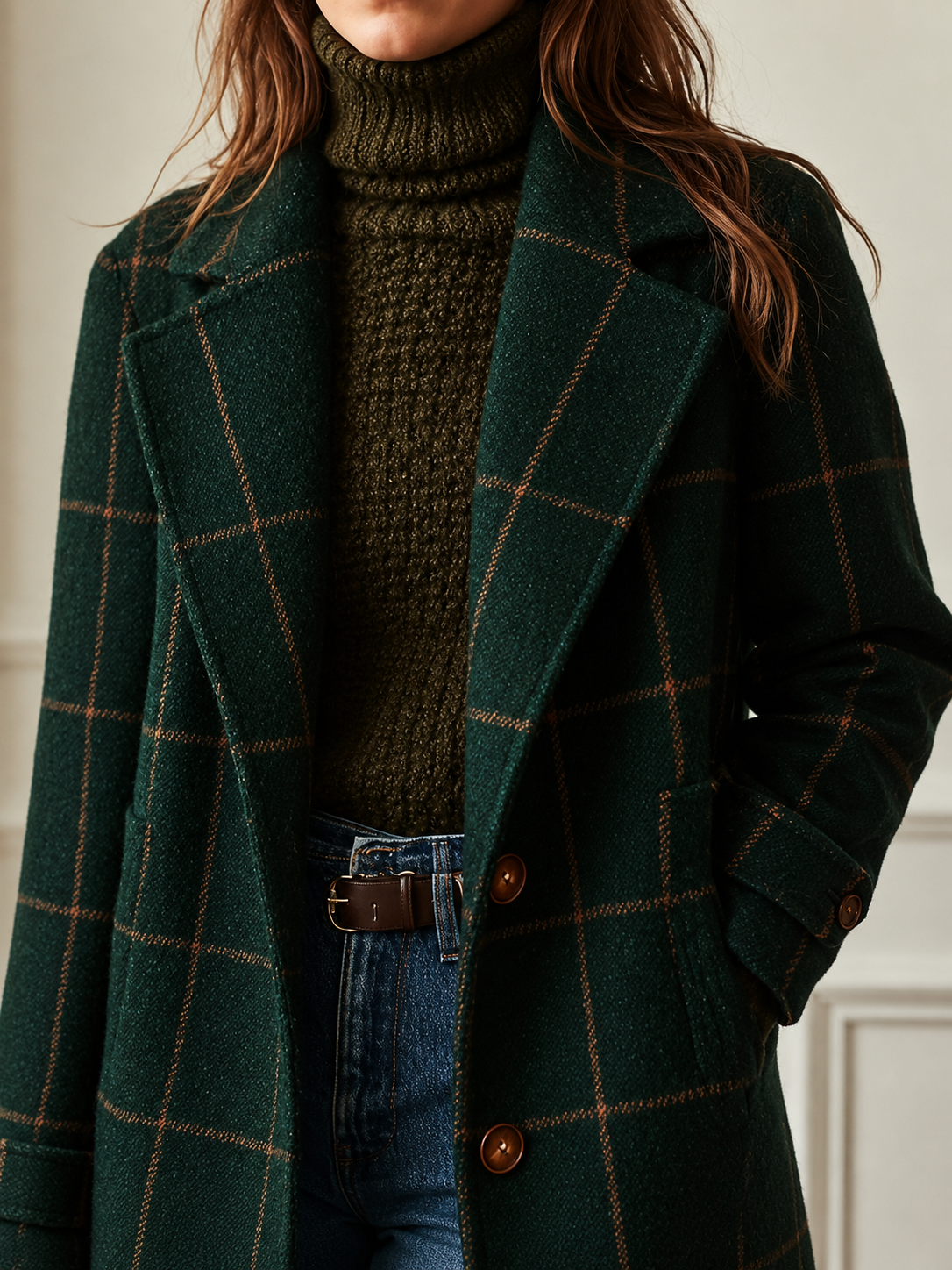 Eleanor | Classic Checked Coat