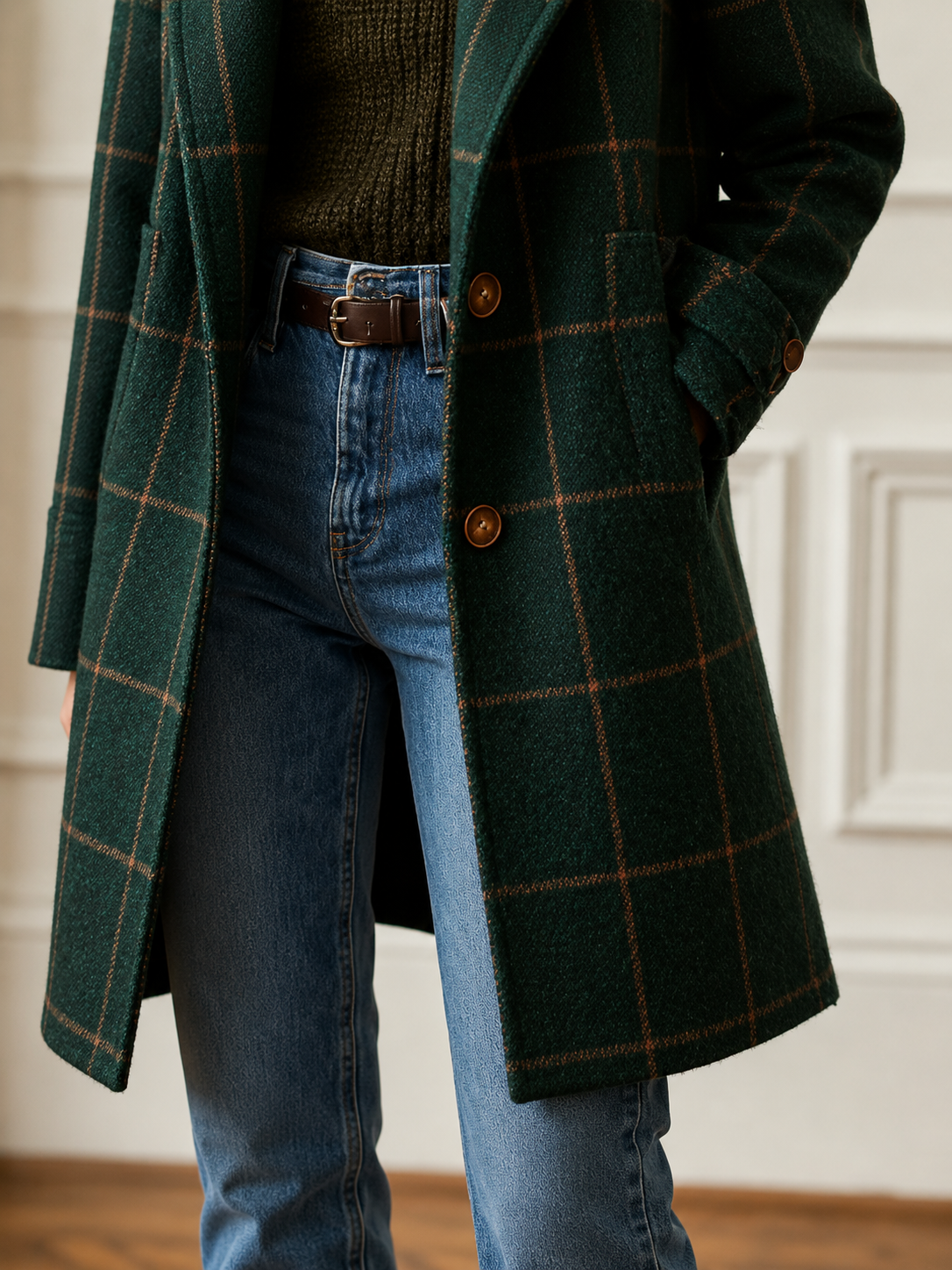 Eleanor | Classic Checked Coat