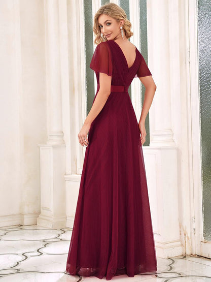 Fátima | Vestido Largo de Talle Imperio con Manga Mariposa