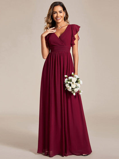 Casilda | Vestido Largo de Gasa con Espalda Abierta