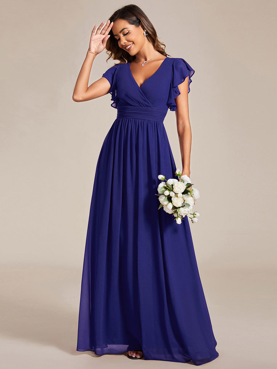 Casilda | Vestido Largo de Gasa con Espalda Abierta