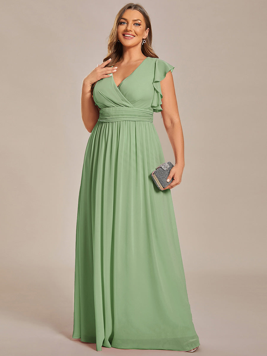Casilda | Vestido Largo de Gasa con Espalda Abierta