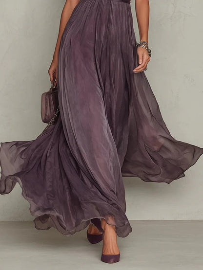 Sofía | Vestido Solène de Tejido Fluido con Detalles de Encaje