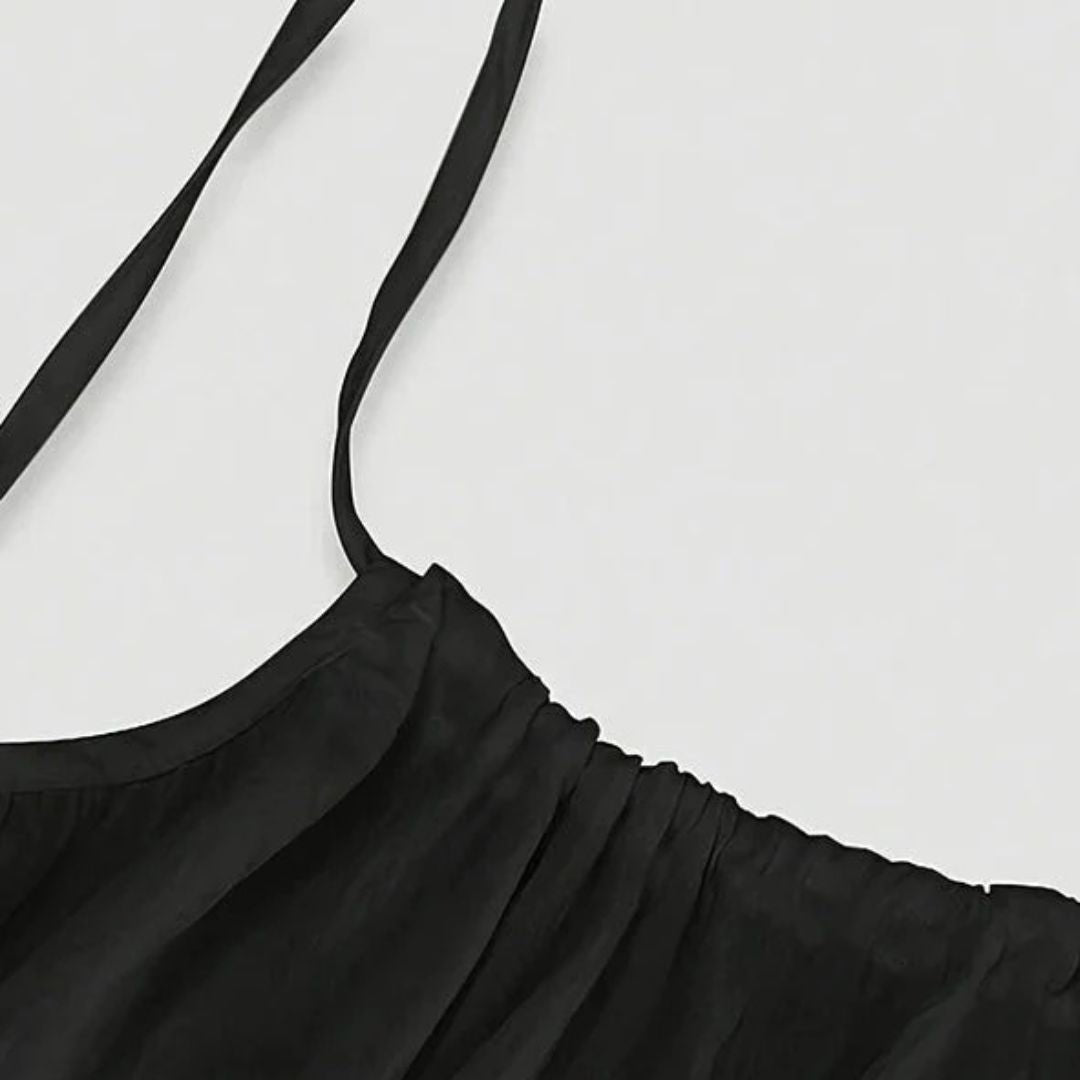 Zahara | Vestido con Espalda Abierta Ajustable