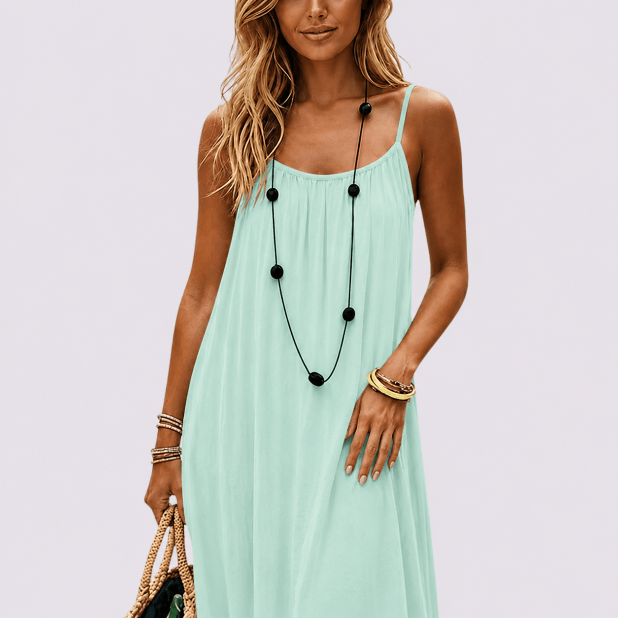 Zahara | Vestido con Espalda Abierta Ajustable
