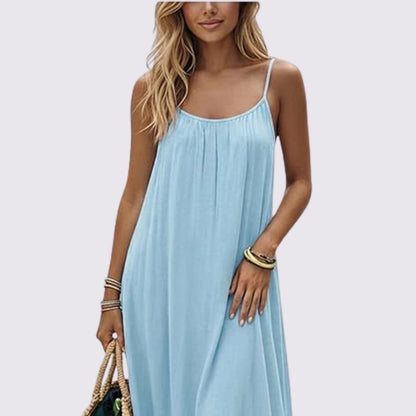 Zahara | Vestido con Espalda Abierta Ajustable