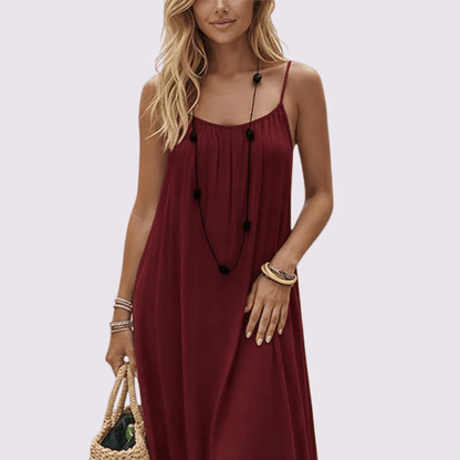 Zahara | Vestido con Espalda Abierta Ajustable