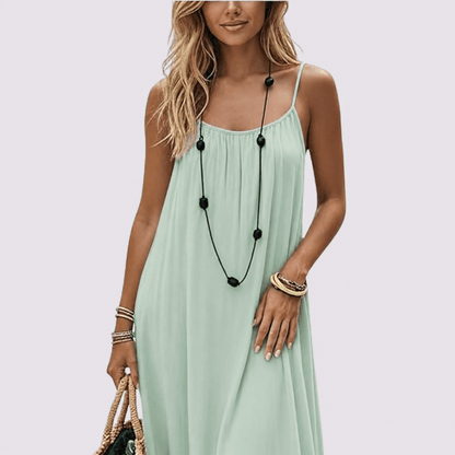 Zahara | Vestido con Espalda Abierta Ajustable