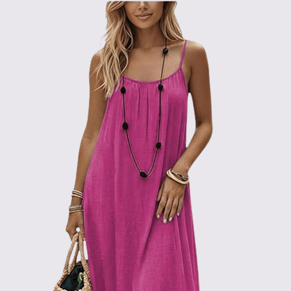 Zahara | Vestido con Espalda Abierta Ajustable