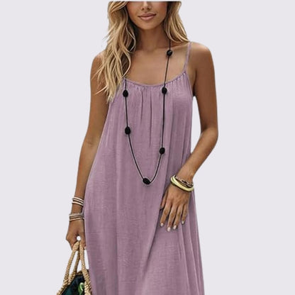 Zahara | Vestido con Espalda Abierta Ajustable