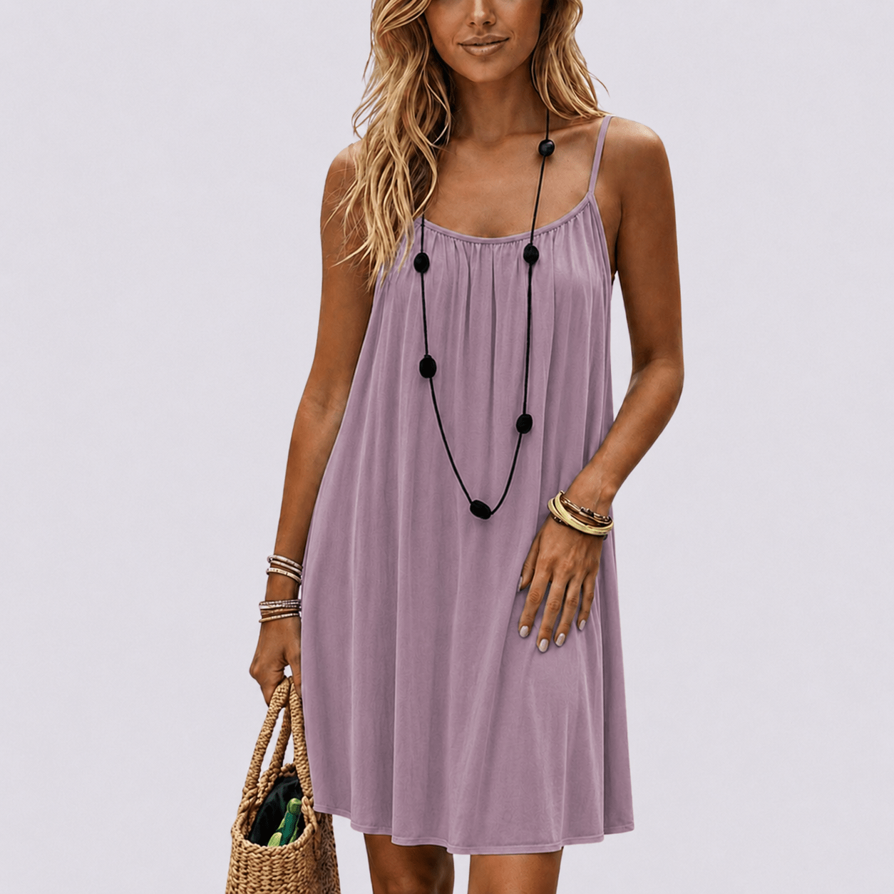 Zahara | Vestido con Espalda Abierta Ajustable