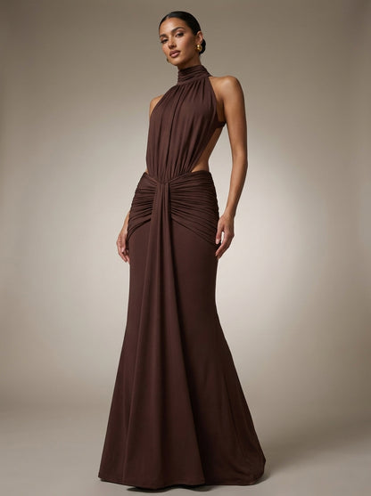 Olalla | Vestido Largo Sirena con Espalda Descubierta