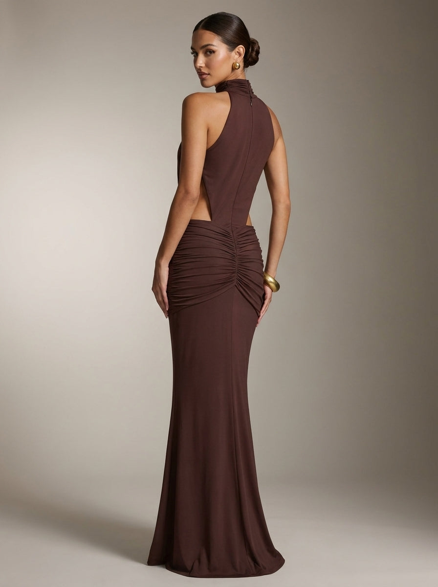 Olalla | Vestido Largo Sirena con Espalda Descubierta