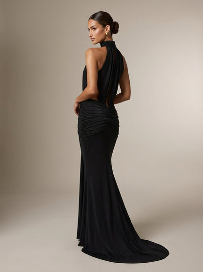 Olalla | Vestido Largo Sirena con Espalda Descubierta
