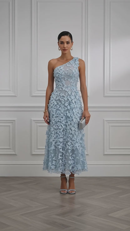 Aurora | Vestido Midi de Tul con Mariposas