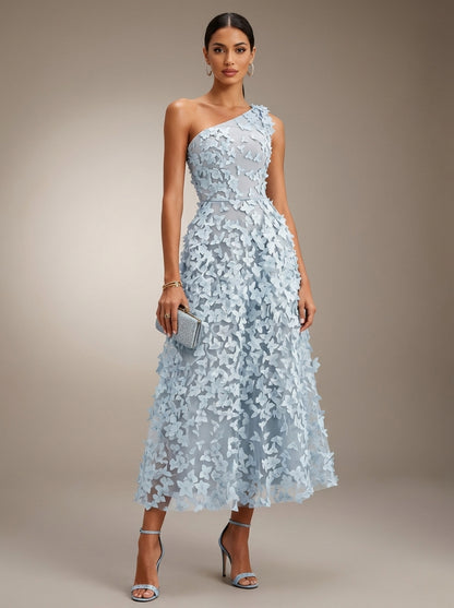 Aurora | Vestido Midi de Tul con Mariposas