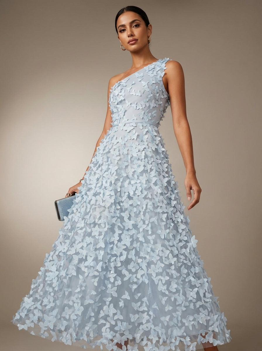 Aurora | Vestido Midi de Tul con Mariposas