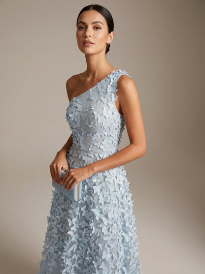 Aurora | Vestido Midi de Tul con Mariposas