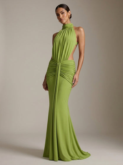 Olalla | Vestido Largo Sirena con Espalda Descubierta